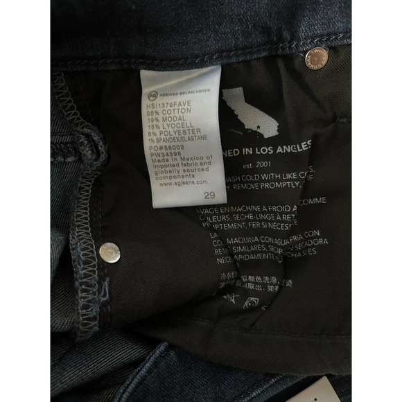 AG Adriano Goldschmied | Farrah High-Rise Skinny Jeans | Fave Blue | Sz 29 | NWT - Picture 9 of 11